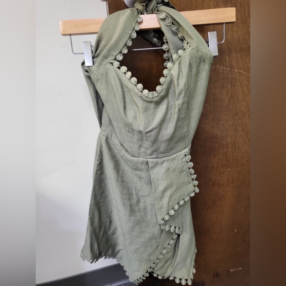 Sage Green Romper Size S